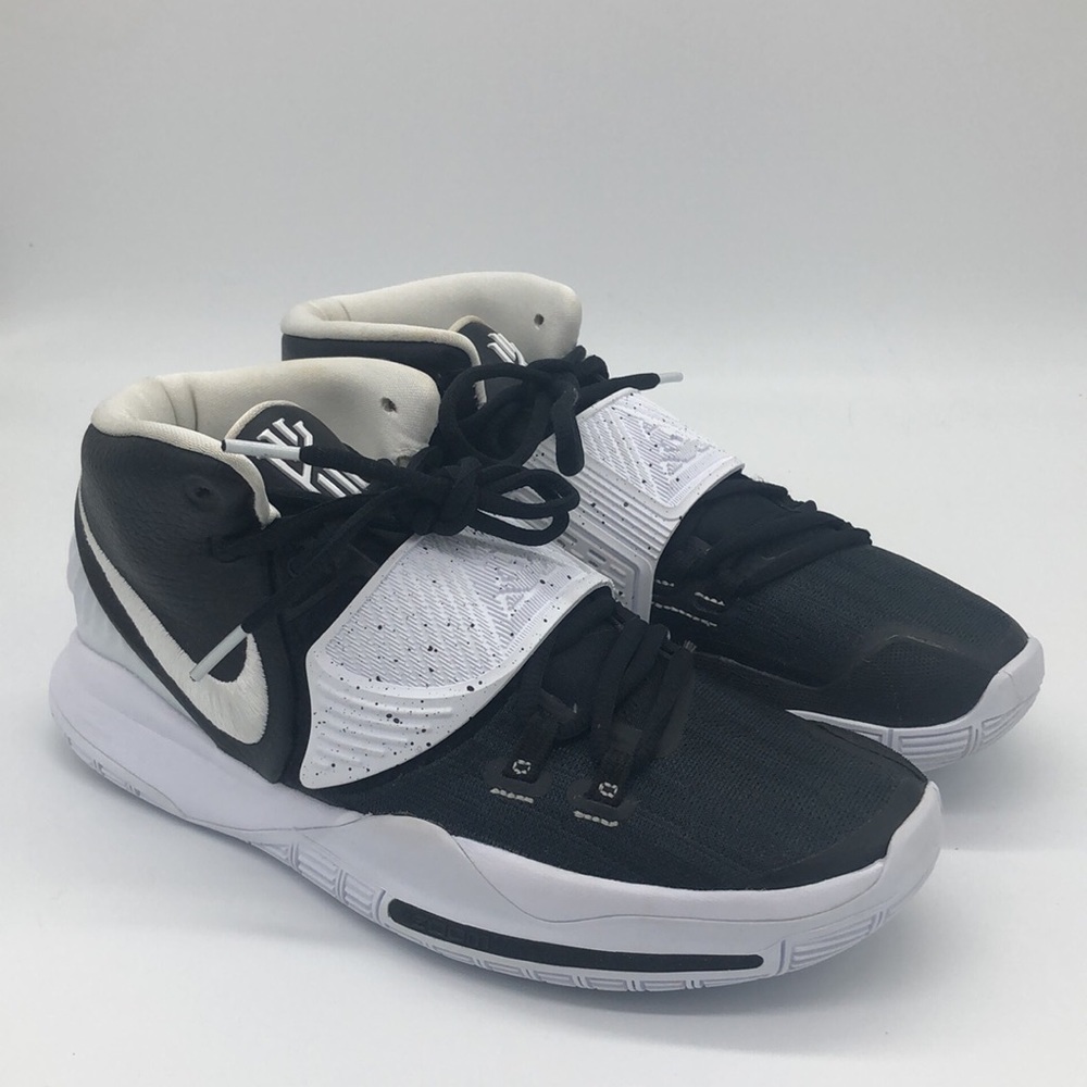 Nike Men's Kyrie 6 Team Basketball Shoes Black White CK5869-002 2020 9.5 - Picture 3 of 11